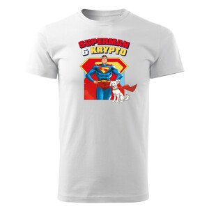 Tričko Superman 2025 - Superman and Krypto, Pánské, Regular, S