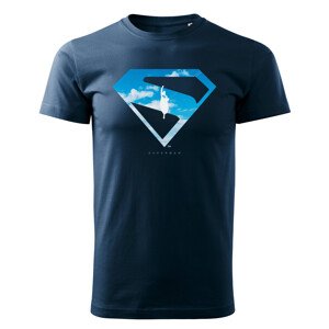 Tričko Superman 2025 - Sky S logo, Pánské, Regular, XXL