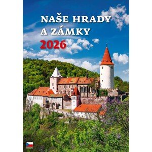Kalendář 2026 Naše hrady a zámky, 31,5 x 45 cm