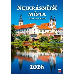 Kalendář 2026 Nejkrásnější místa České republiky, 31,5 x 45 cm