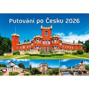 Kalendář 2026 Putování po Česku, 45 x 31,5 cm