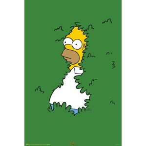 Plakát, Obraz - The Simpsons - Homer in the Bush, 61 × 91.5 cm