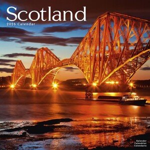 Kalendář 2026 Scotland, 30,5 x 30,5 (30,5 x 61) cm