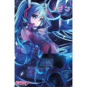Plakát, Obraz - Hatsune Miku - Screen, 61 × 91.5 cm