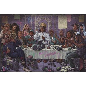 Plakát, Obraz - The Last Supper of Hip Hop, 91.5 × 61 cm