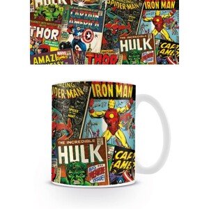 Hrnek Marvel Retro - Covers, 0,33 l