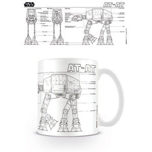 Hrnek Star Wars - At At Sketch, 0,33 l