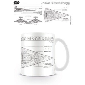 Hrnek Star Wars - Star Destroyer Sketch, 0,33 l