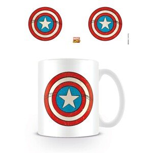 Hrnek Marvel Retro - Captain America Sheild, 0,33 l