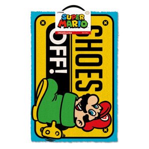 Rohožka Super Mario - Shoes Off Colour, 40 × 60 cm