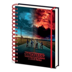 Zápisník Stranger Things - Mind Flayer 3D Cover, A5
