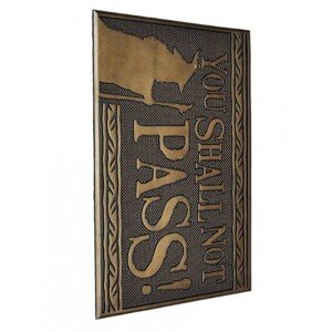 Rohožka Pán Prstenů - Shall not Pass (Gumová), 60 × 40 cm