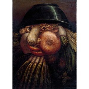 Obrazová reprodukce Portrait with vegetables (The Maraicher), Arcimboldo, Giuseppe, 30 × 40 cm