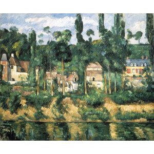 Obrazová reprodukce The Chateau de Medan, Cezanne, Paul, 40 × 33 cm