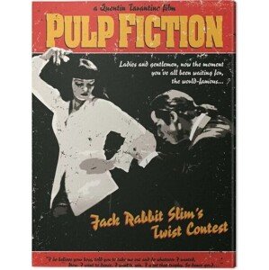 Obraz na plátně Pulp Fiction - Twist Contest, 2 cm - 40×50 cm