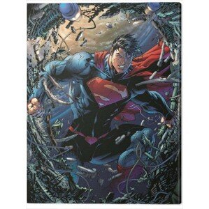 Obraz na plátně Superman - Unchained, 2 cm - 60×80 cm