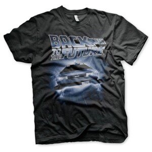 Tričko Back To The Future - Flying Delorean, XL