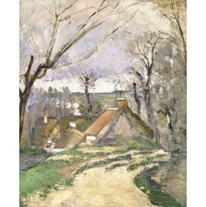 Obrazová reprodukce The Cottages of Auvers, 1872-73, Cezanne, Paul, 30 × 40 cm