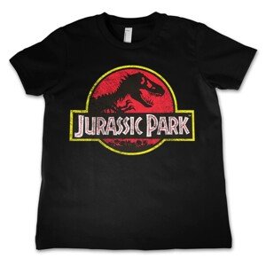 Tričko Jurský Park - Distressed Logo, 4y