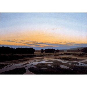 Obrazová reprodukce La grande reserve pres de Dresde, Allemagne, Friedrich, Caspar David, 40 × 30 cm
