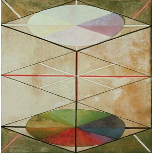Obrazová reprodukce Group IX/SUW, No. 23. The Swan, No. 23, 1915, Klint, Hilma af, 40 × 40 cm